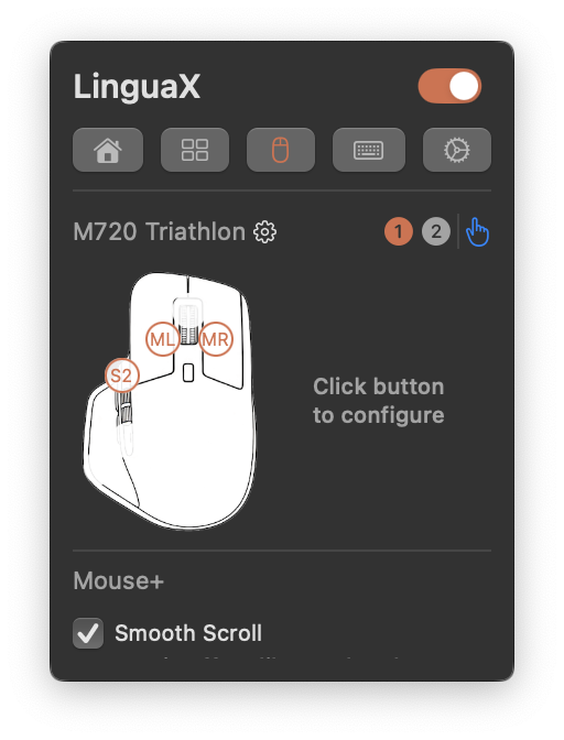 LinguaX 滑鼠增強