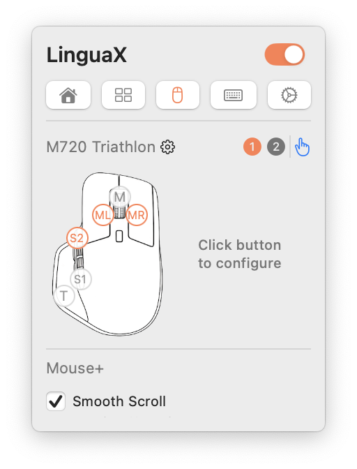 LinguaX 滑鼠增強